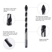 5PCS  Masonry Drill Set