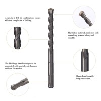 8PCS Electric Hammer Drill  Masonry Drill Set